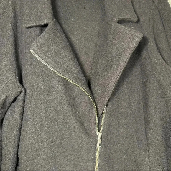 Magnolia Grace Women’s Motto Jacket Size Large Black Wool Office Night Out - Picture 3 of 7